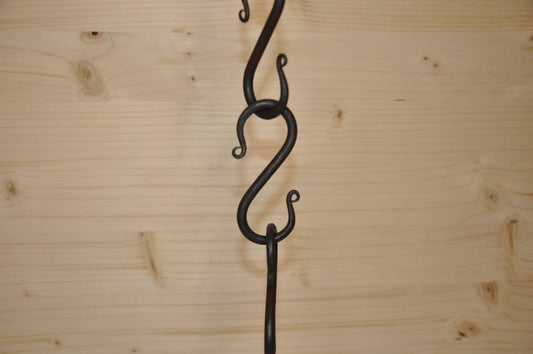 S-Haken aus geschmiedetem Eisen (Einzelabgabe)