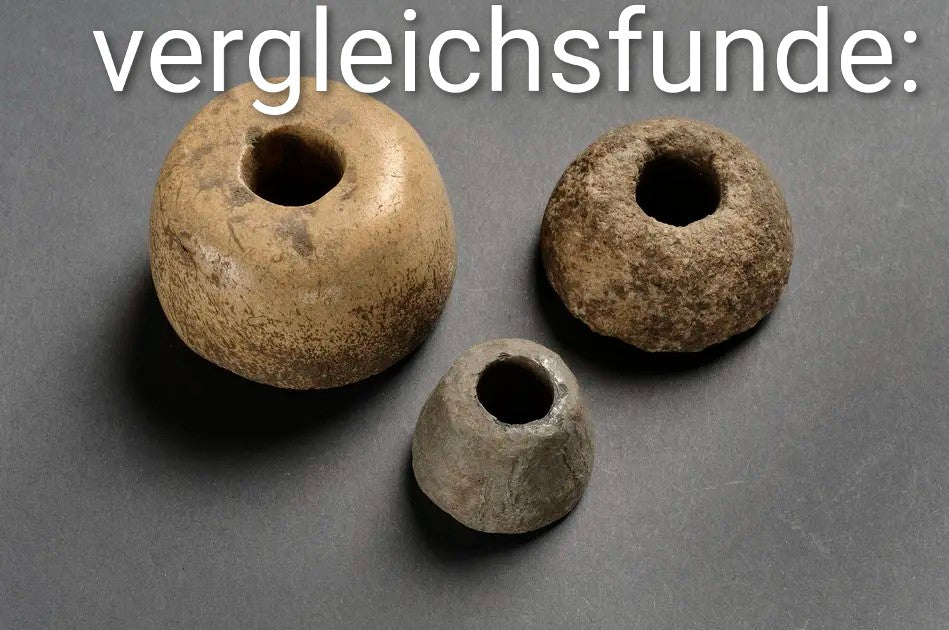 Handspindel mit Tonwirtel