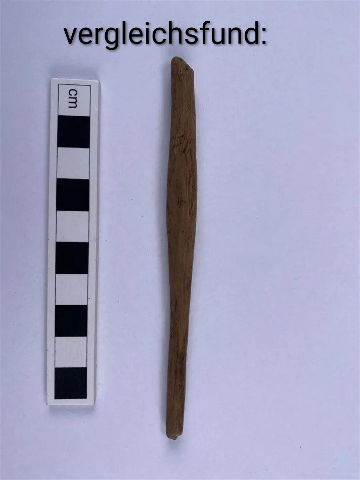 Handspindel mit Tonwirtel