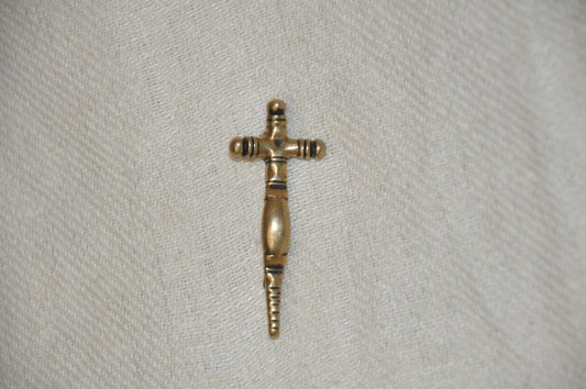 Germanische Kreuzfibel aus Bronze
