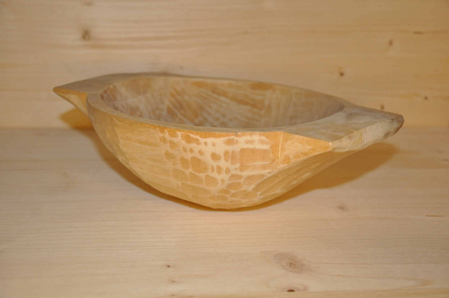 Holzmolle mit Griffen