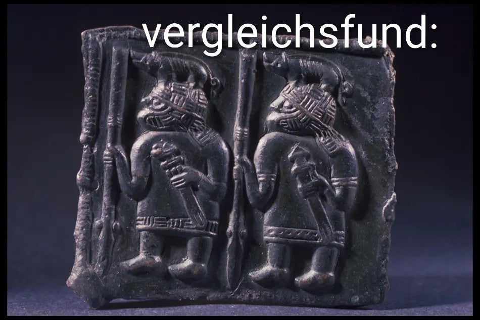 Krieger-Anhänger nach skandinavischem Fundmotiv (Schweden)